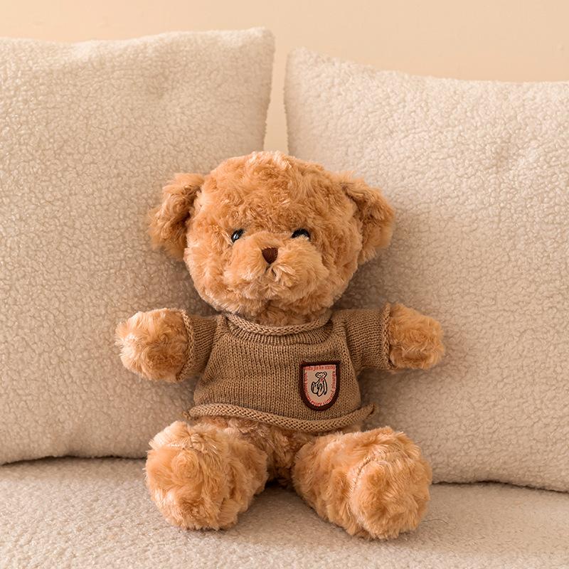 Plush Toy Teddy Bear Doll Sweater Bear Doll Birthday Gift Plush Doll Stall