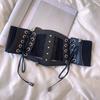 Fashion Elastic Lace Corset Belts For Women Girls Wide Stretch Cummerbunds Female Goth Punk Dress Corset Belt Waistband Gifts