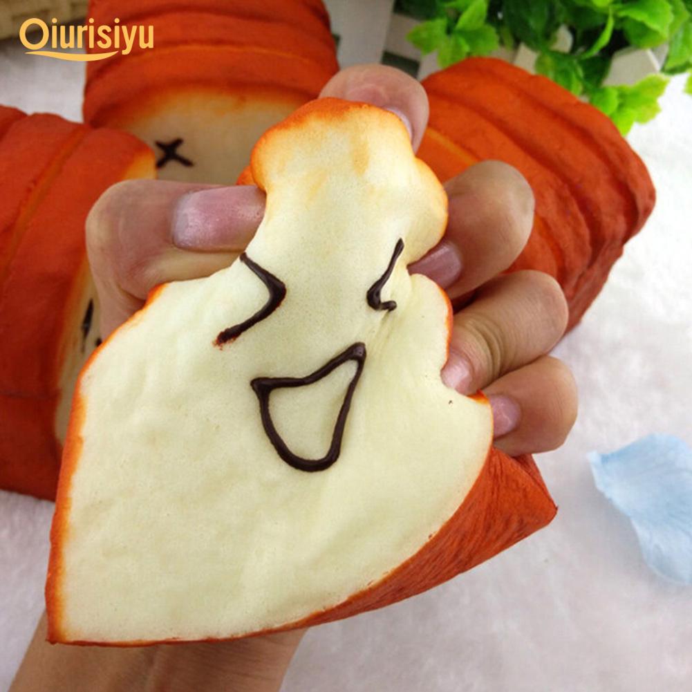 Toast Bread Expression Card Cellphone Holder Hand Pillow