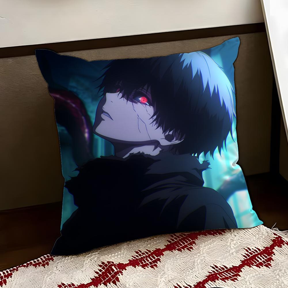 Ttokyo ghoulS Cushion Cover Reversible Soft Durable Pillow Cover Home  Car MultiScene Use for Daily Comfort