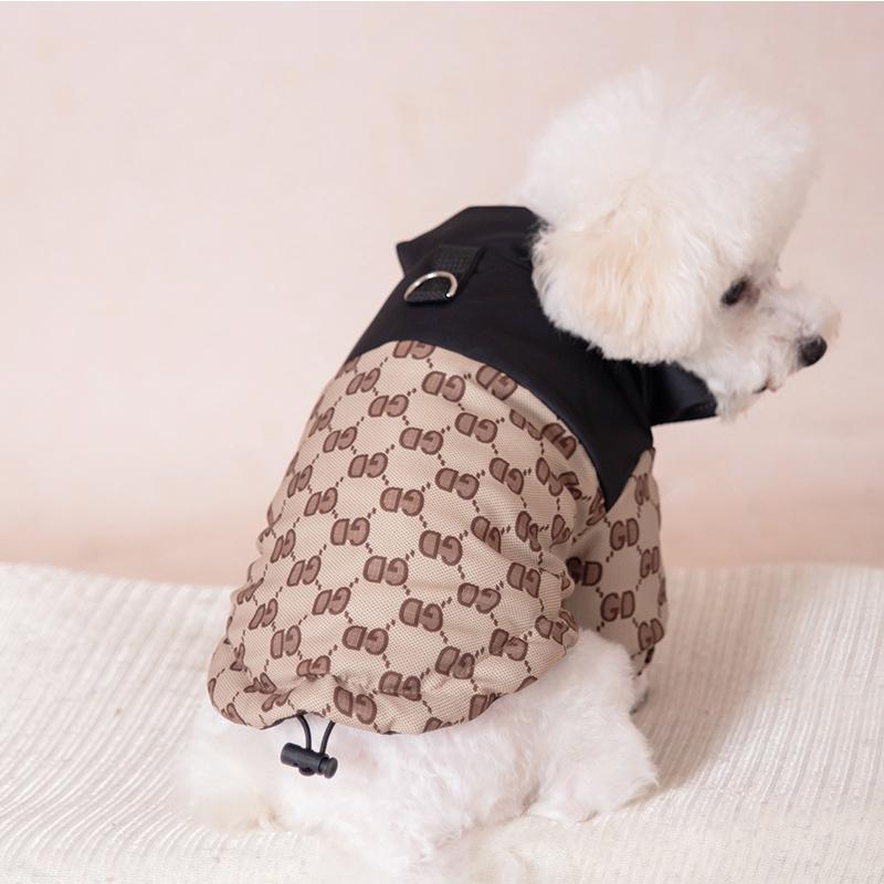 Puppy Kitten Fashionable Clothes Autumn Winter Cute Jackets Small Medium-Sized Dogs Outfits Thick Warm Cotton Coats Pet Clothing