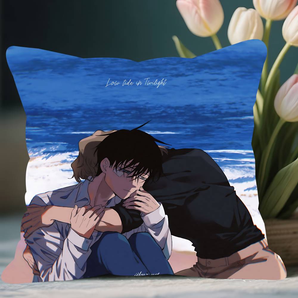 Anime Low Tide In T-Twilight Pillow Case Removable Washable Cushion Cover – All-Season Soft Linen