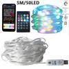 20M RGB LED Christmas Tree Lights String Lamp Outdoor Bluetooth App Remote Control Garland Fairy Lights Room Decoration