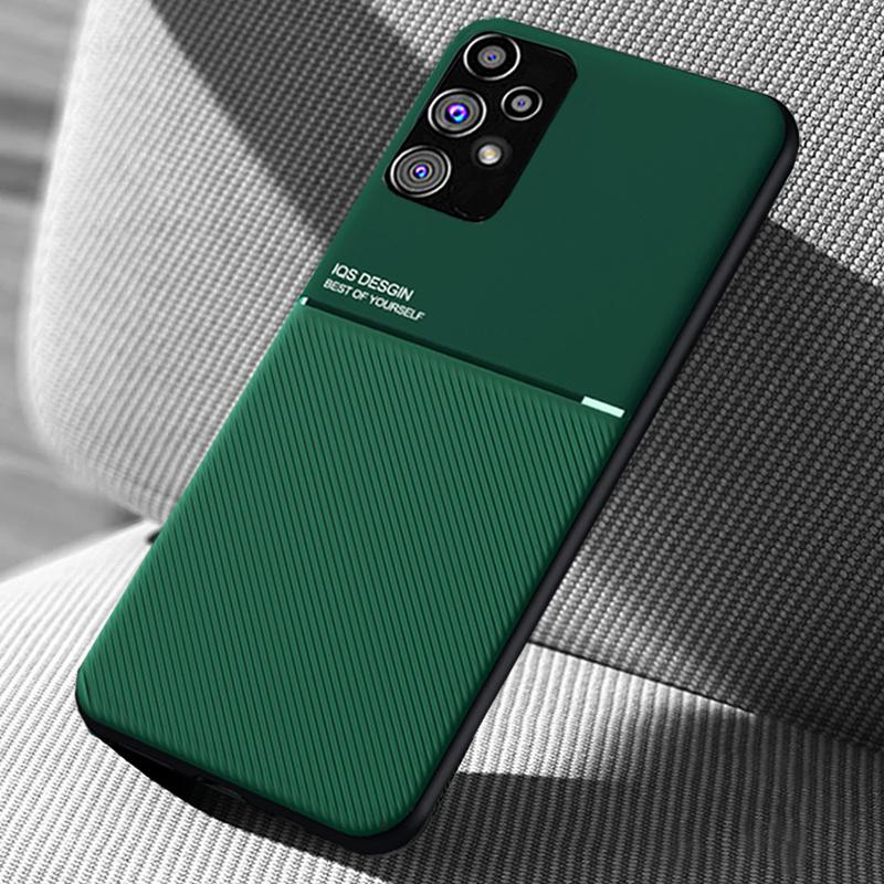 

Розкішний матовий шкіряний чохол для телефону Samsung Galaxy A53 A33 A73 A13 A03S A22 A32 A52 A12 A51 M23 M13 M32 4G 5G S20 S21 FE S22 Ultra Plus М який чохол з ТПУ Samsung Galaxy A13 4G зелений