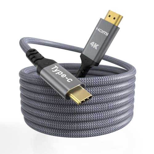 

Quntis USB Type C HDMI 4K Conversion Cable 3M 4K@60Hz USB C HDMI Conversion [One-way Communication] Adopts PCBA Chip Compatible with Thunderbolt 3/4 i