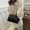 2024 New Fashion Urban Simple Embroidered Diamond Grid Chain Shoulder Crossbody Bag
