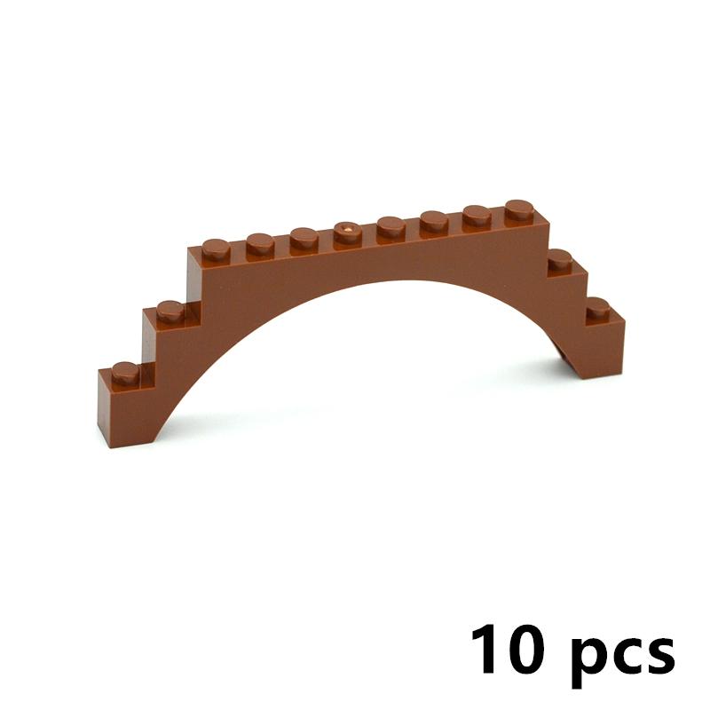 

Compatible Assembles Particles MOC Brick Arch 1x12x3 6108/14707/18838 Top With Reinforced Underside Bridge DIY Building Blocks
