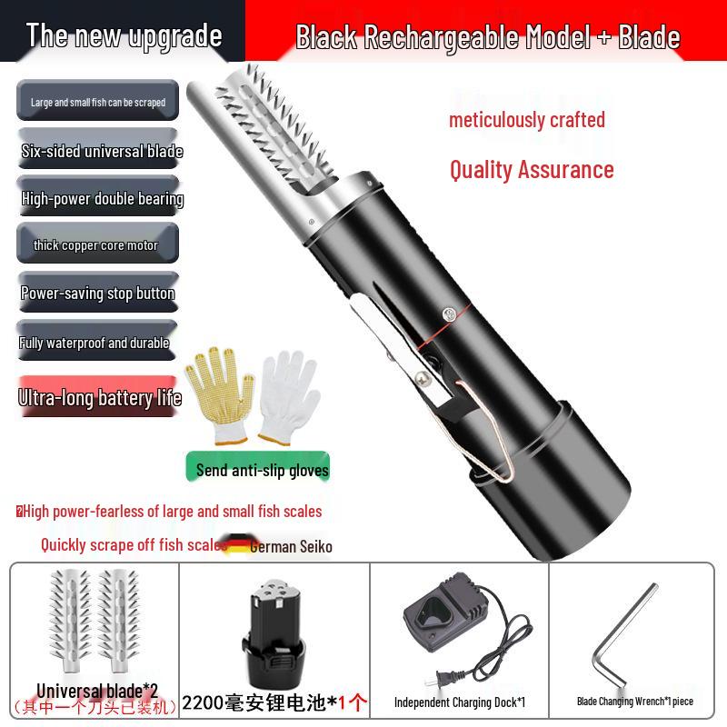Fully Automatic Electric Fish Scaler & Scale Remover Tool