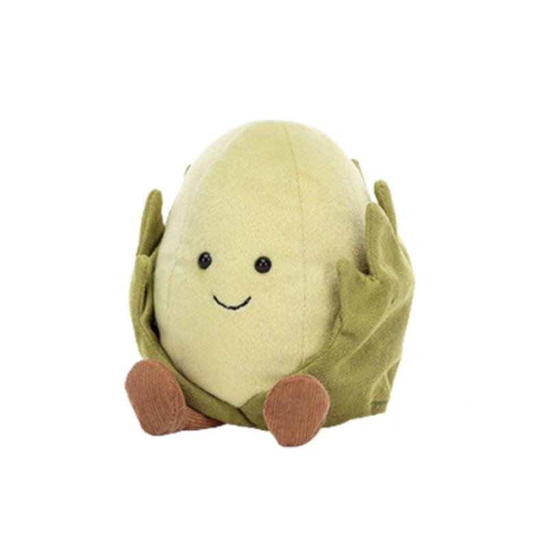 

JELLYCAT Fun Food Collection European Hazelnut, Nut Dolls Plush Doll 14cm Height