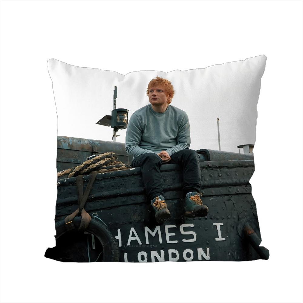 Singer EEd Sheeran Pillow Case For Car Sofa Decorative Home Doublesided Print Plush Square Throw Pillow Cushion Cover
