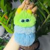 Cute Caterpillar Keychain Cartoon Plush Pendant Doll Bag Pendant Creative Car