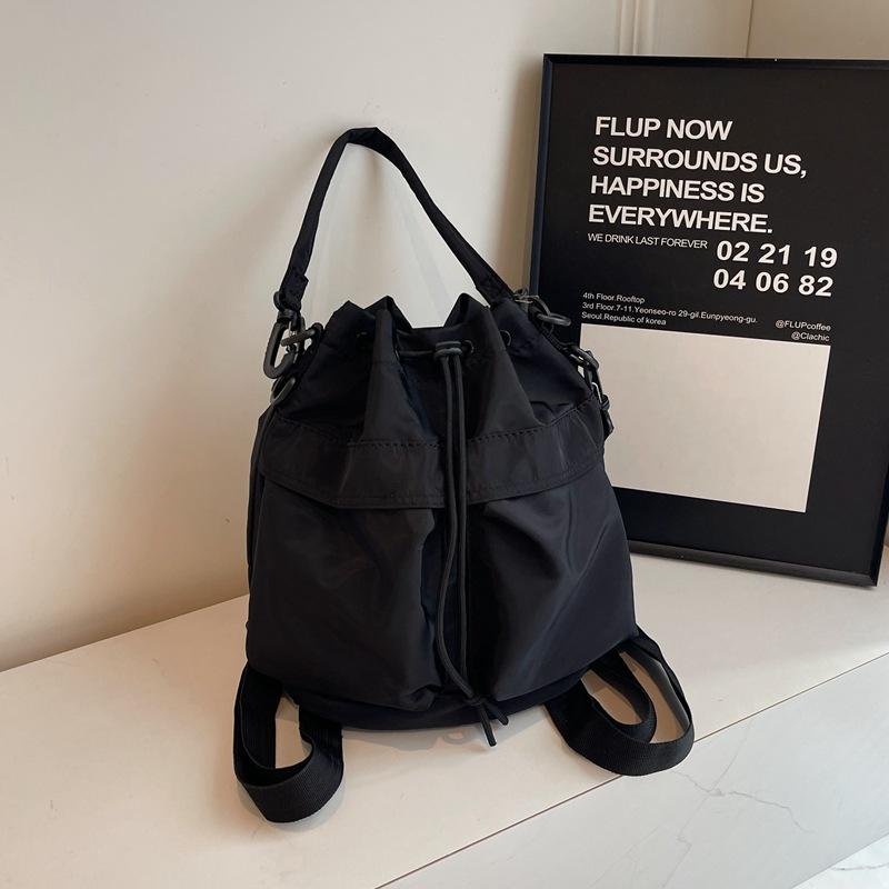 2025 new summer simple large-capacity handbag fashion bucket bag women's bag Korean personalized shoulder messenger bag