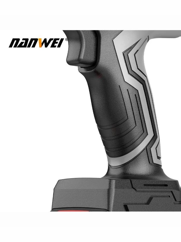 NANWEI Brushless Electric Impact Wrench with 1500 Nm High Torque (5.0Ah/7.5Ah), Cordless Lithium Battery Screwdriver with A Maximum Speed of 2000 Rpm