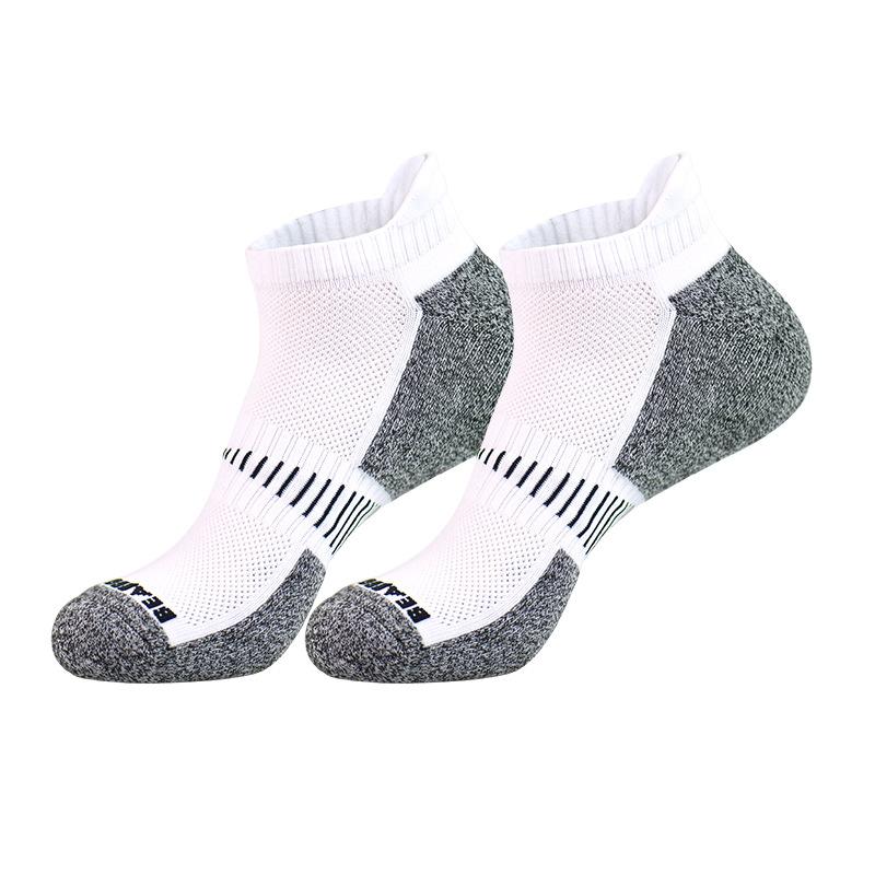 

Носки-следки, Мужские весенние белые хлопковые носки, Баскетбольные носки, Летние мужские спортивные носки с коротким рукавом большого размера, Нескользящие 1 pair белый