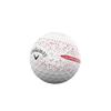 Callaway SUPERSFOT 25 RED SPLATTER Golf Balls, 1 Dozen (12 Balls), 2-Piece Construction, Red Splatter/White