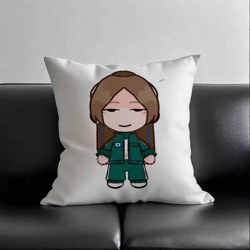1pc Cute TV S-q G-games Pillow Case Square Bedroom Sofa Leisure Comfort Cushion Car Living Room Home Decoration