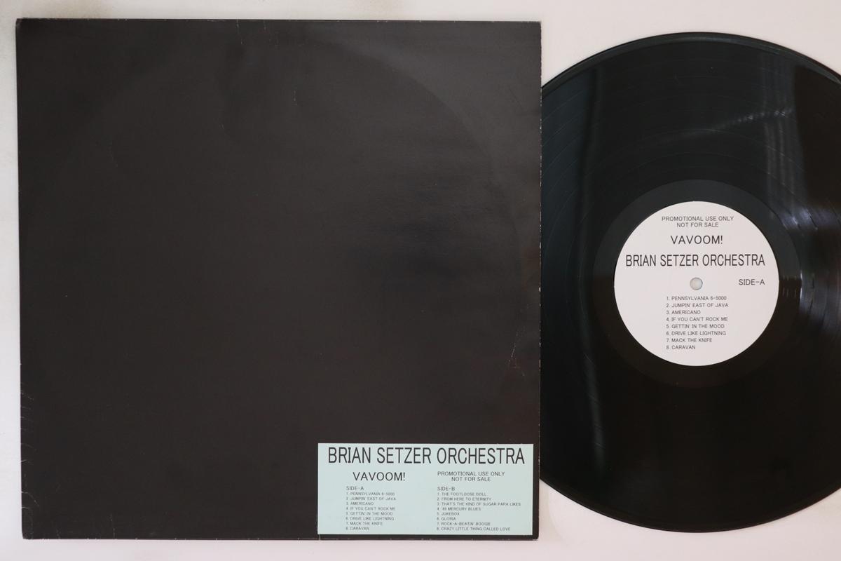 

LP Record BRIAN SETZER ORCHESTRA - Vavoom! NONEPROMO NOT ON LABEL Japan Rock Used