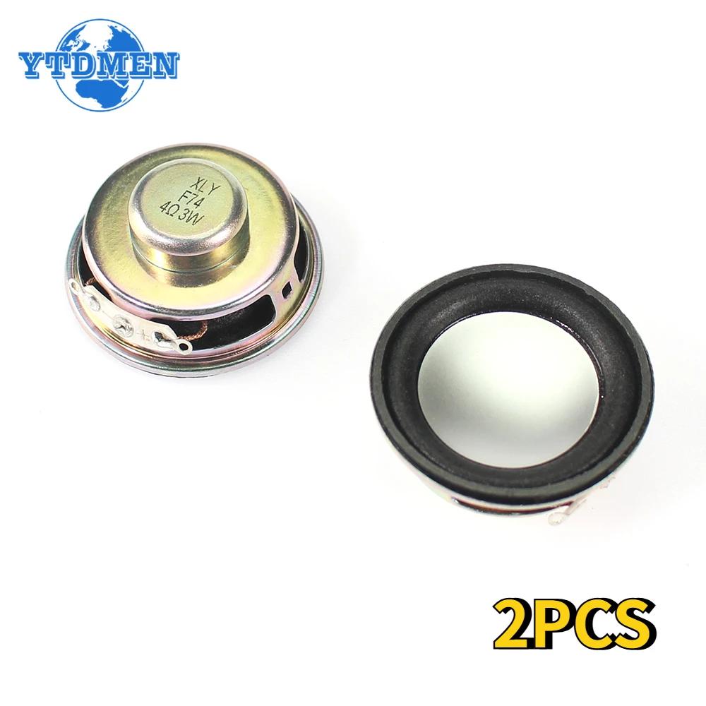 

2PCS Speaker Horn 3W 4R Diameter 4CM Mini Amplifier Rubber Gasket Loudspeaker Trumpet 3 Watt 4 Ohm 40mm 2pcs
