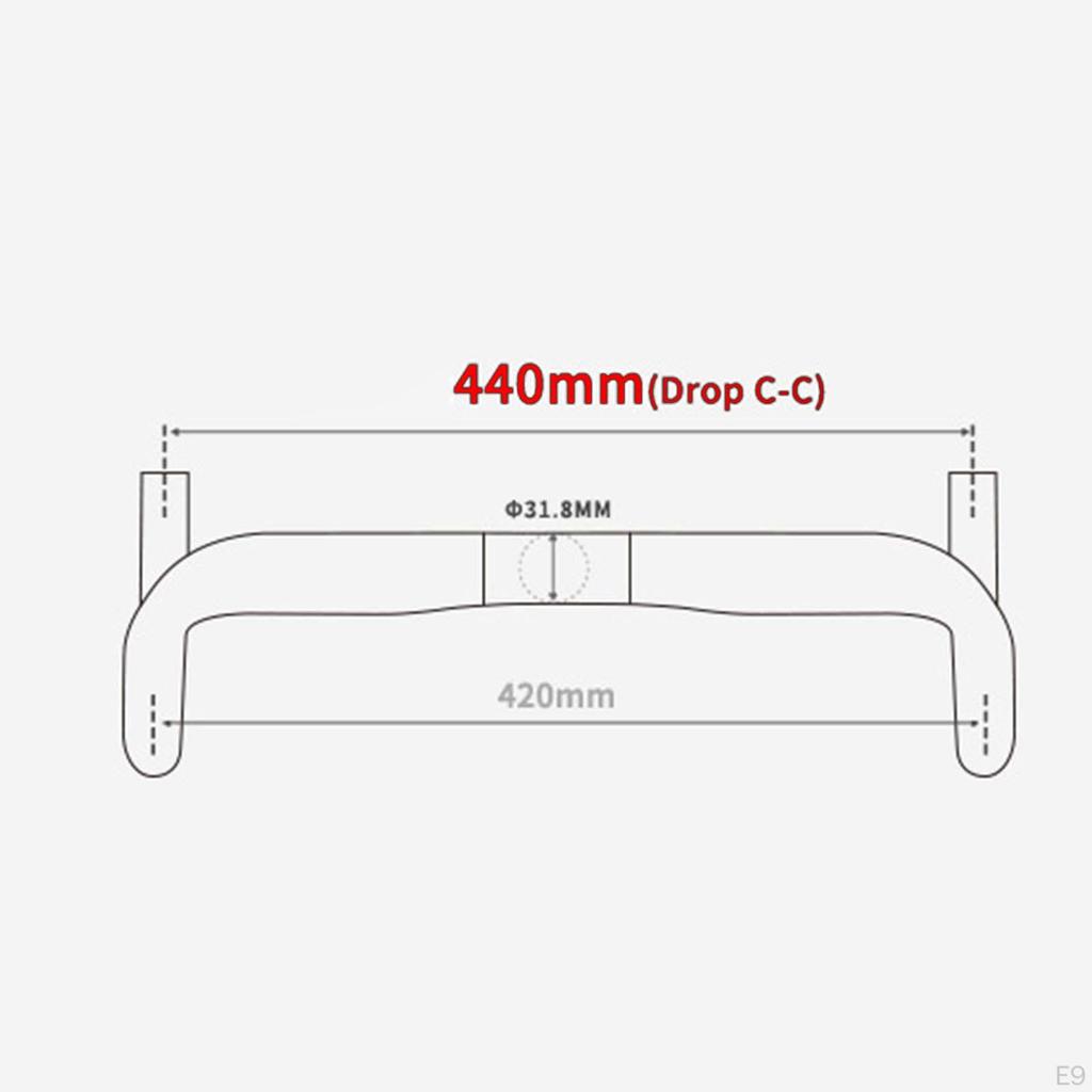 Road Handlebar 8/2/44 Intall Black Matte Integrated Bar Stem Component Part Bicycle Bent Handle