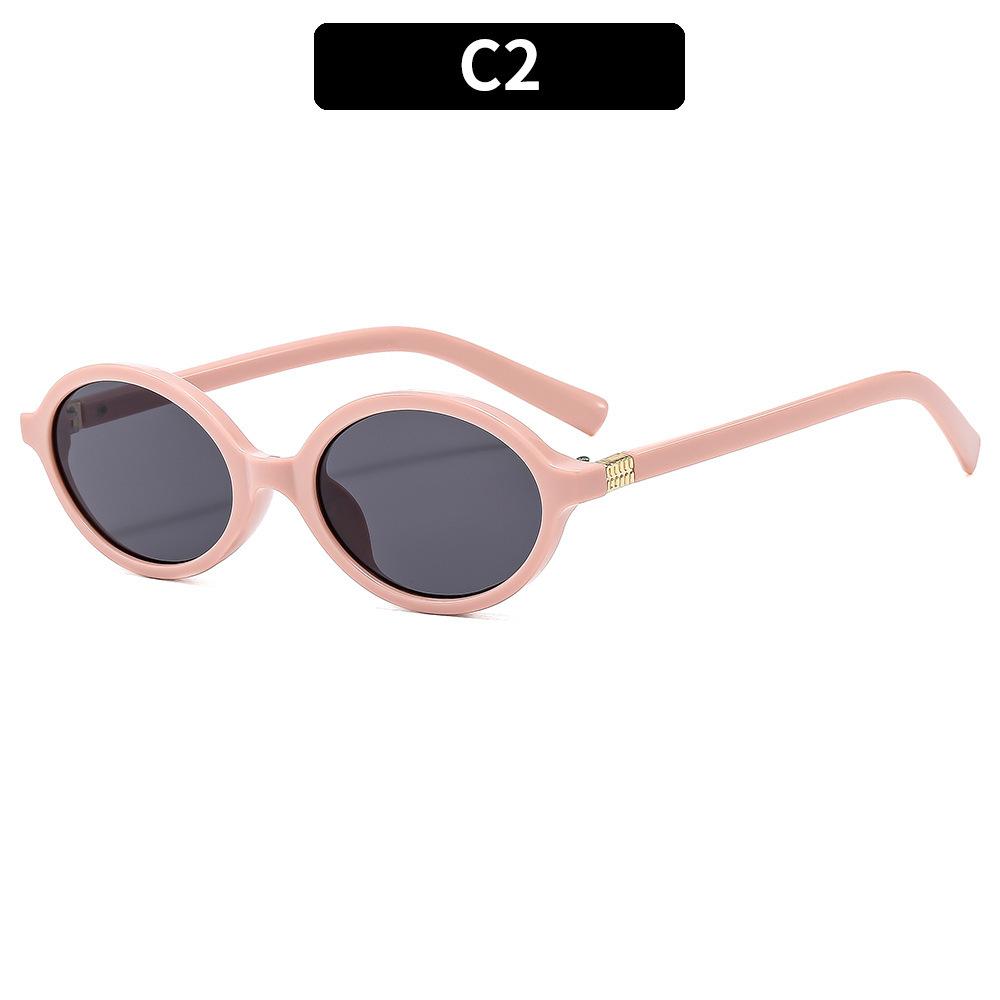 Sexy Small Oval Leopard Sunglasses Women Lovely Ins No Makeup Plain Glasses Frame Men Eyewear Cute Decorative Computer Glasses