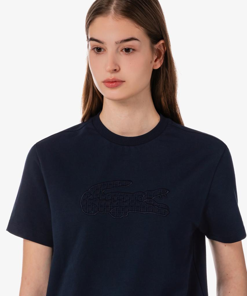 LACOSTE Women'S Lace Croc T-Shirt Tf600E-56G 166