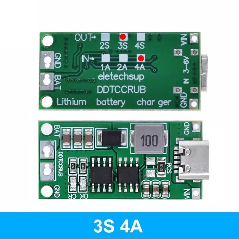 Wielokomórkowy 2S 3S 4S Typ-C Na 8.4V 12.6V 16.8V Step-Up Boost Ładowarka Lipo Polymer Li-Ion 7.4V 11.1V 14.8V 18650 Bateria Litowa