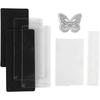 Creotime A7 10.5cm White/Orange Stamping and Embossing Machine Set