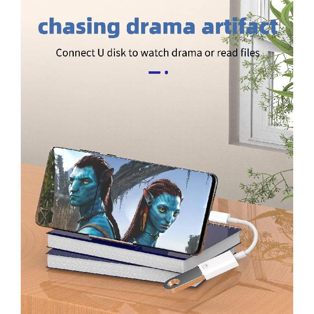 USB-C to USB A Adapter 3.0 OTG Cable Accessories Type Thunderbolt Port Mouse Hub for Galaxy S23 Ultra Note10 Plus S10 LG Pixel MacBook Apple IPhone15