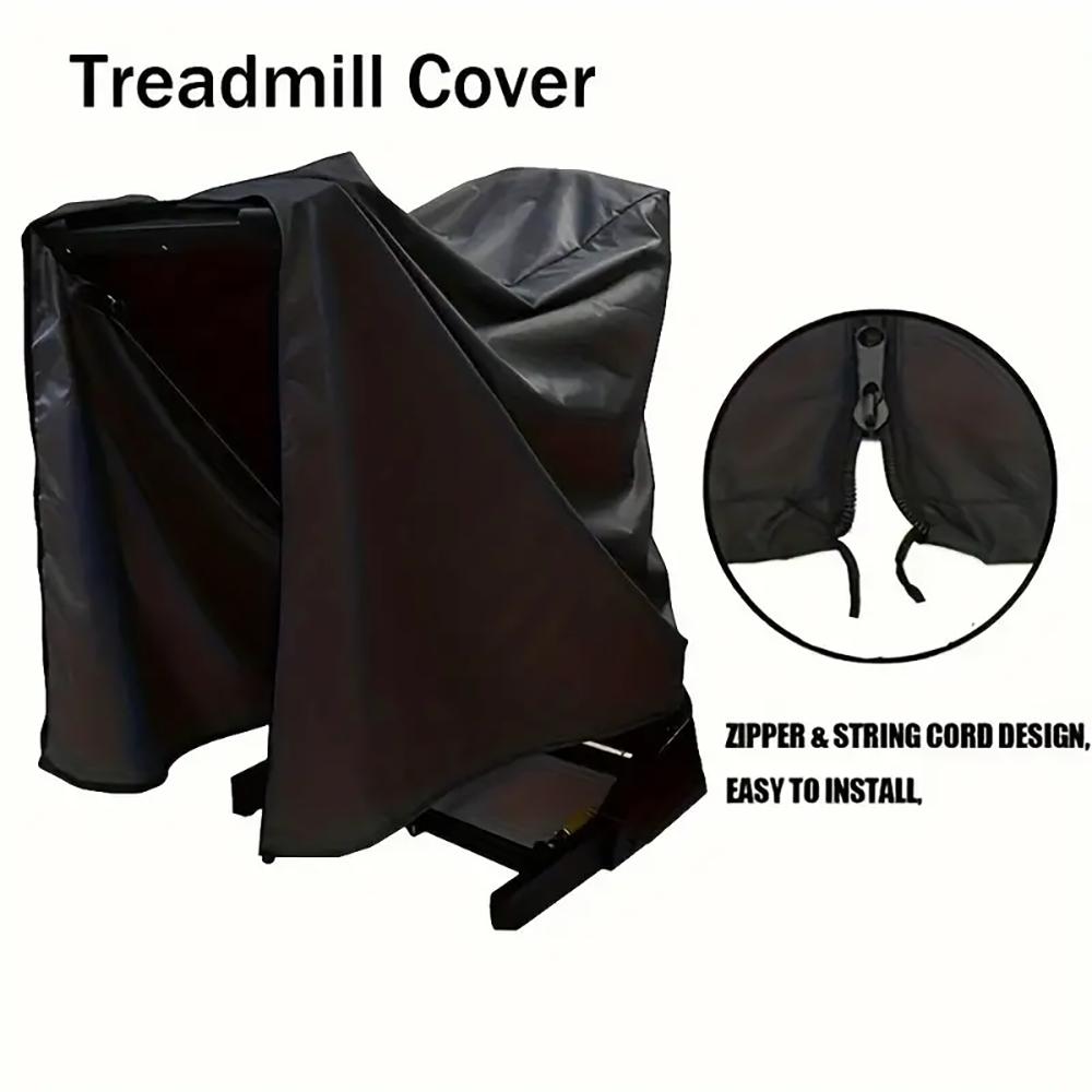 1pc Treadmill Cover 210D Sports Treadmill Protective Folding Cover Dustproof Indoor Protective Cover, Outdoor Furniture Cover