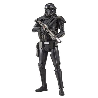 BANDAI SPIRITS Star Wars Death Trooper, vorlackierter Modellbausatz im Maßstab 1/12, Schwarz