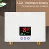 5500W Instant Constant Temperature Electric Water Heater Tankless Quick Hot Shower Bathing Machine for Home Kitchen White/ Black/golden 110V