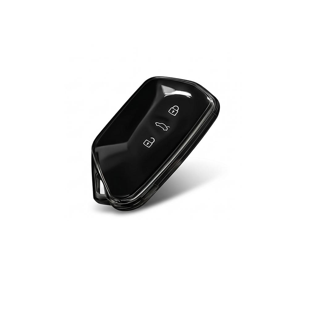 Tpu Car Key Case For Vw Golf 8 Gti Full Cover Transparent Key Shell Thin Smooth Protector For Seat Leon Cupra Formentor Octavia