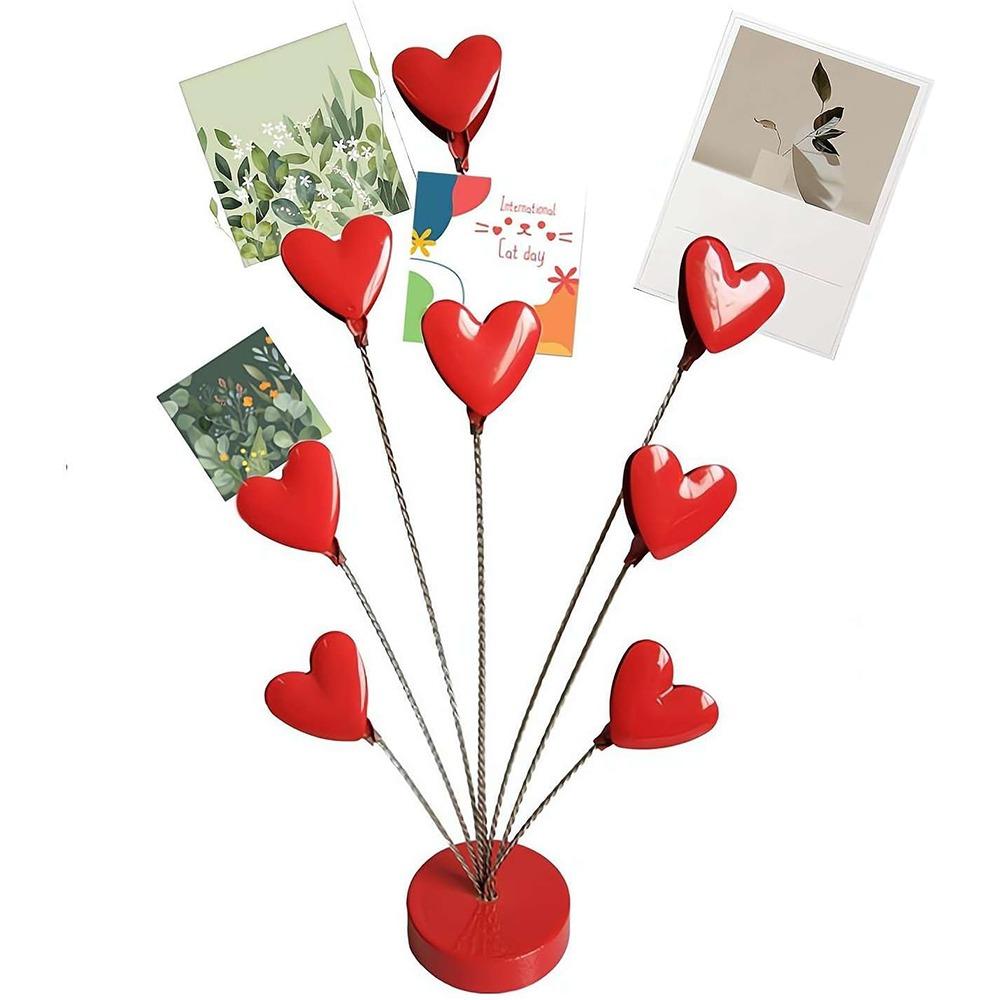 

Stainless Steel Family Tree Picture Frame Holder Portable Desk Stand Greeting Birthday Party Gift