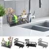 Kitchen Sponge Drain Rack with Drainage Tunnel Hollow Out Quick Drainage