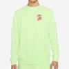 Nike Sweatshirts Men's Green Crew Neck Moderate Regular DD0883-383