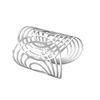 Exaggerated flower hollow opening bracelet fashion personality high sense bracelet simple light luxury jewelry women