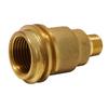 Solid Brass Gas Cylinders Adapter 1/4inch Male Pipe Thread Gas Connector Adapter Gas Bottle Connector Regulator
