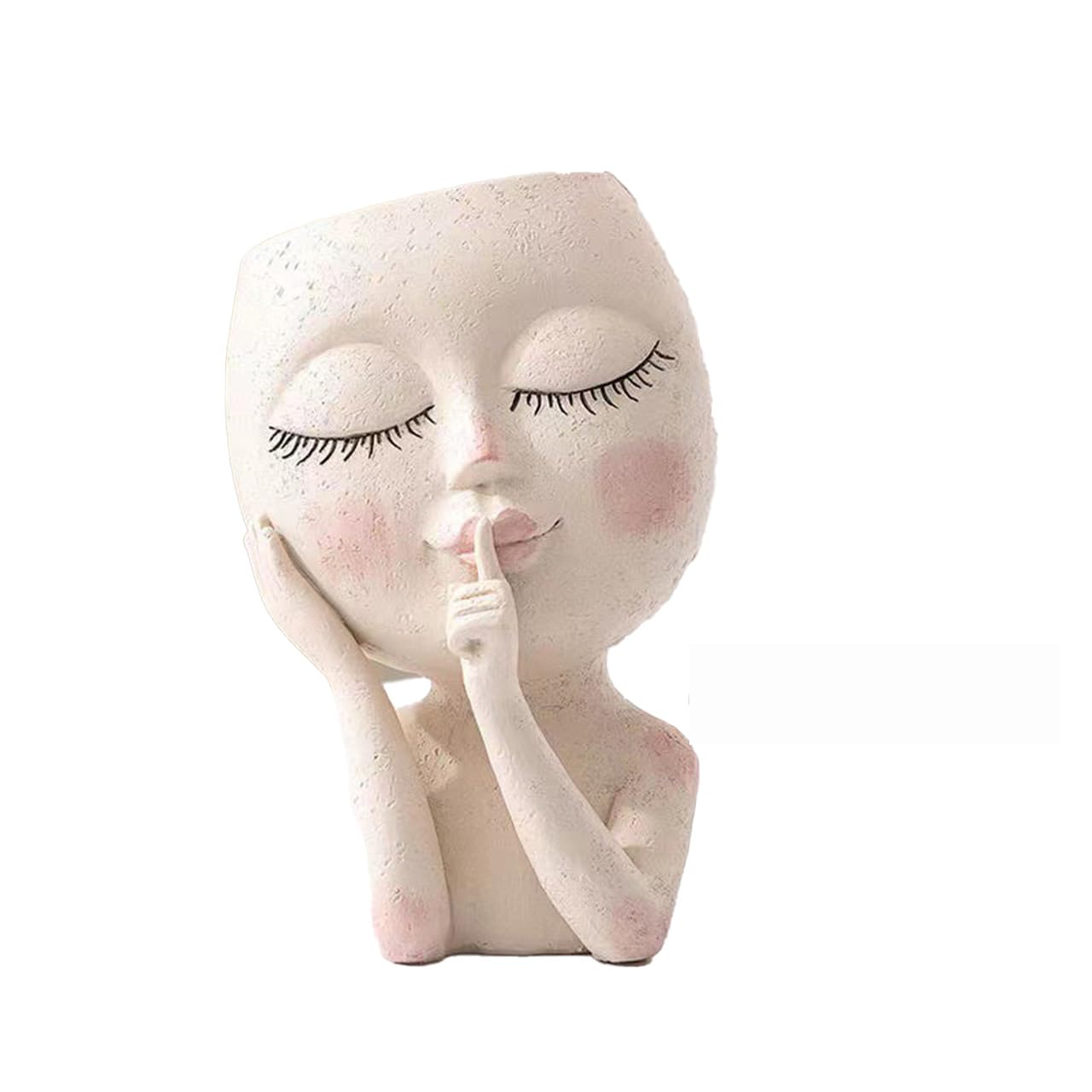 

Face flower face flower Nordic with drainage hole planter, pot, planter, pot, pot, style, (planter) (beautiful)