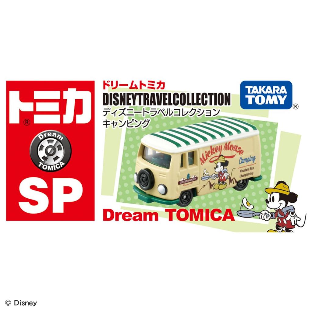 Takara Tomy Tomica Dream Tomica SP Disney Travel Collection Camping Mini Car Toy for Ages 3 and Up