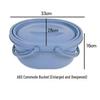 Deluxe Portable Toilet Basin with Lid for Commode Chair – Thickened Household Accessory