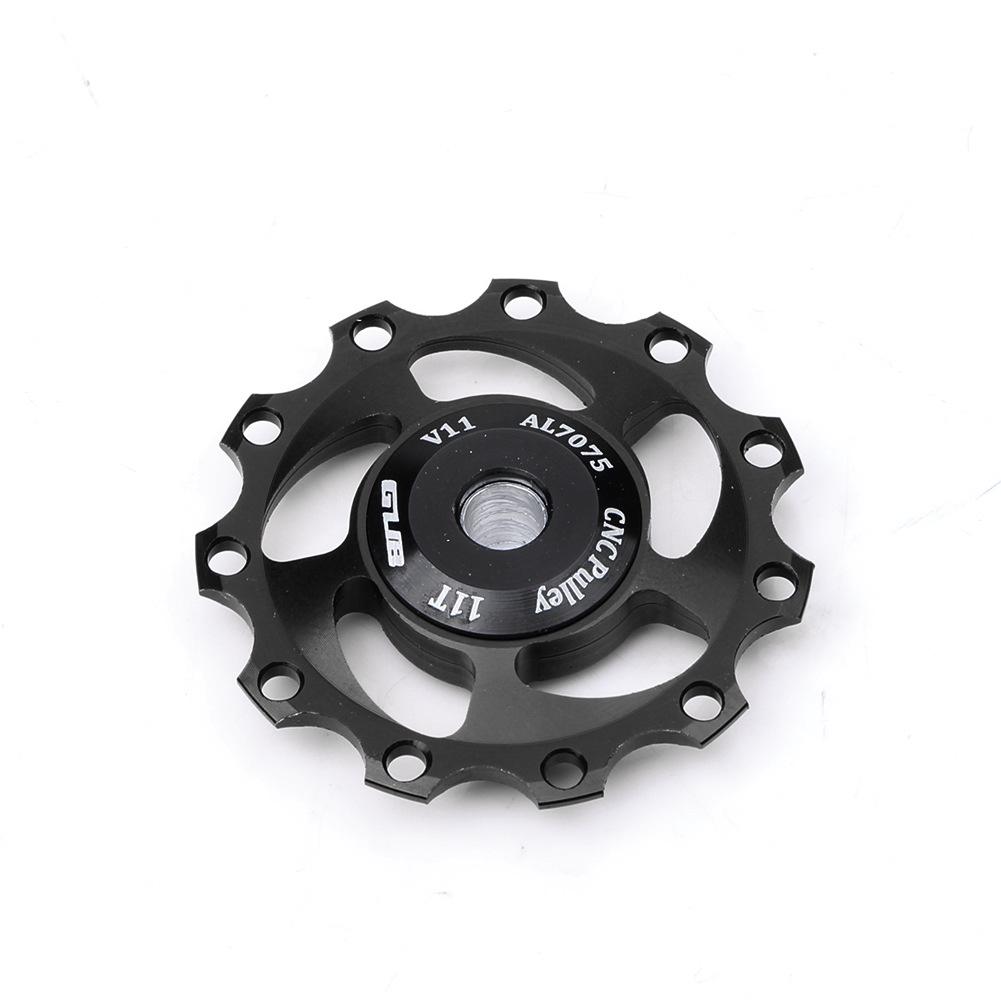 GUB V11 Bike Rear Derailleur: 11T Shimano Compatible, Steel Bearing, Aluminum Alloy Pulley