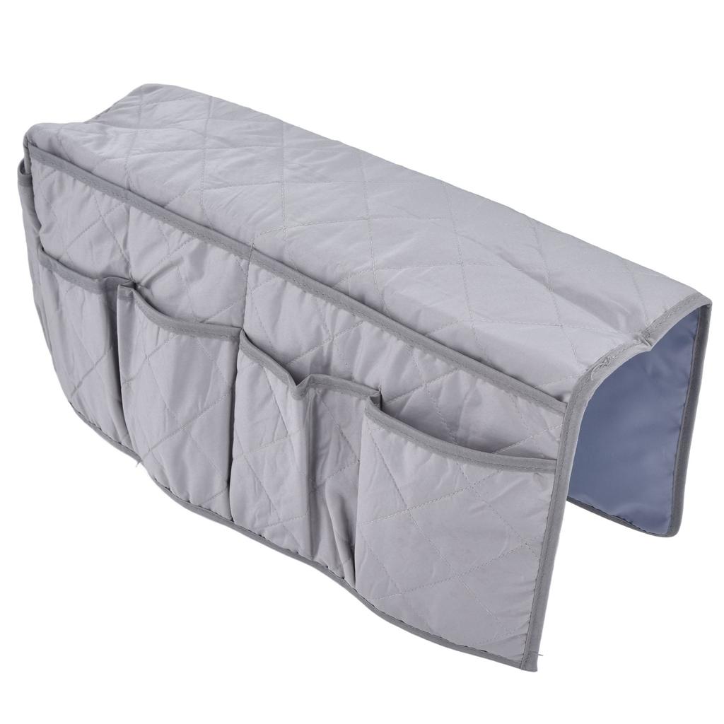 Couch Fernbedienungshalter Taschendesign Staubdicht Wasserdicht Vernünftige Anordnung Sofa Armlehnen Organizer Grau