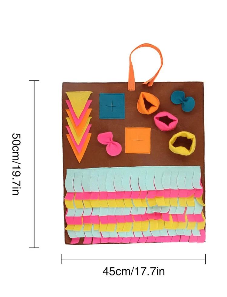 Dog Sniffing Training Blanket Pads, Dog Mat, Pet Nose Pad, Nosework Puzzle Toy, Relieve Stress
