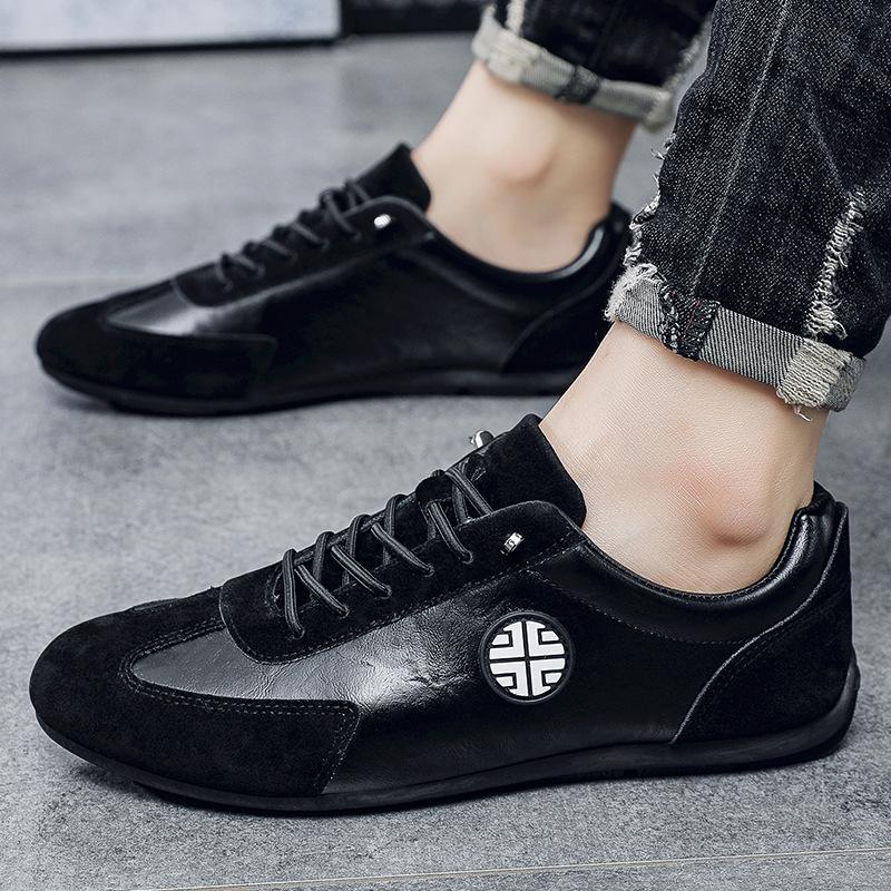 Men's shoes summer new trend versatile casual shoes soft sole one pedal lazy shoes Doudou shoes trendy shoes Forrest Gump shoes men