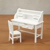 Miniature School Desk Model Functional Drawers Doll Writing Great Gift Idea Table and