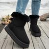Fashion Fashion Boots Women 2025 New Casual Outdoor Winter Warm Ankle Length Comfortable Snow Shoes Women Bow Tie Female Boots Ladies