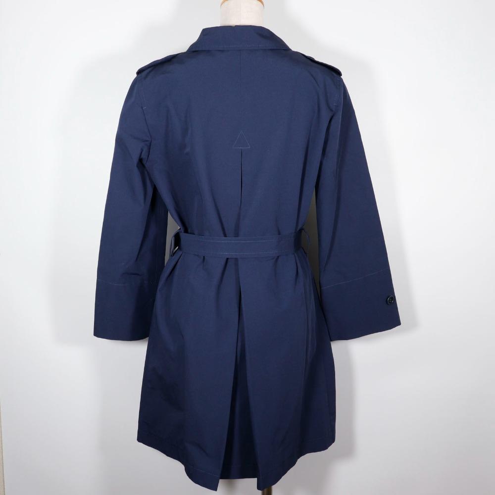 Prada Trenčkot 29Y278 Tmavě modrá bavlna/polyester Dámský Použitý
