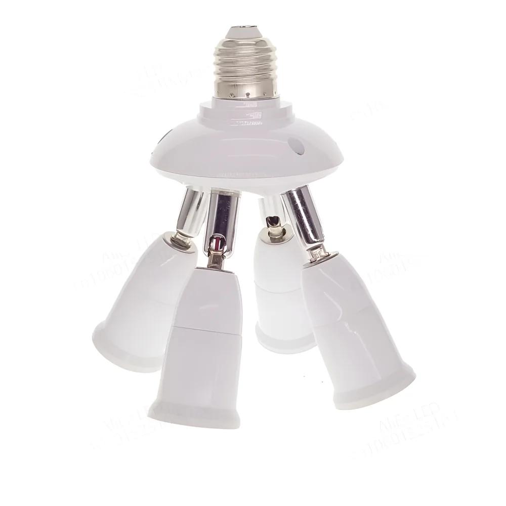 E27 LED Bulb Lamp Holder 2 In 1/3 In 1/4 In 1/5 In 1 E27 Base Socket Splitter LED Lamp Socket Light Bulb Adapter Holder