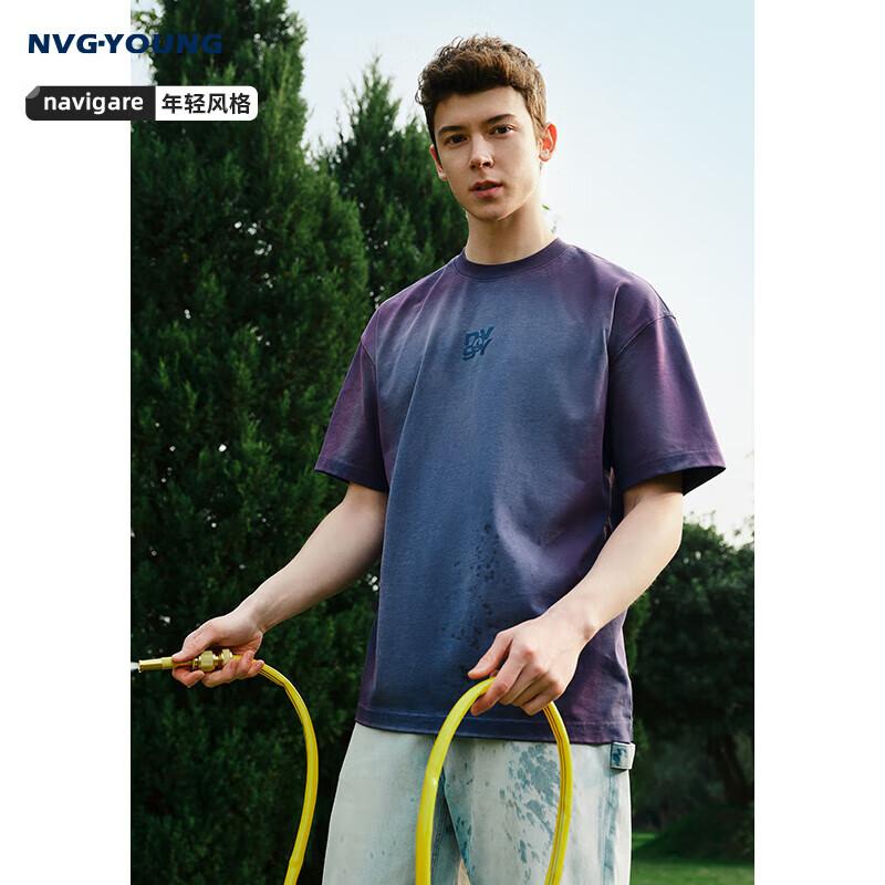 Navigare Men s Heavyweight Cotton Crew Neck T-Shirt L 5540₽