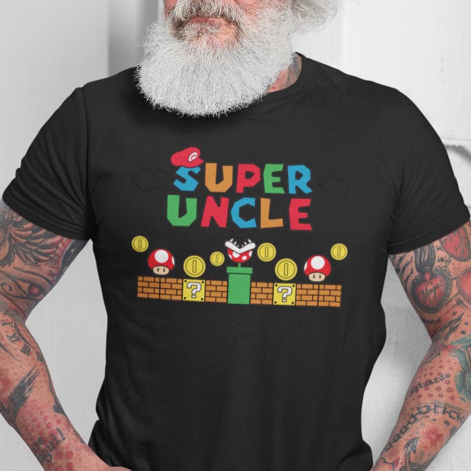 Funny Super Uncle T-Shirt, Father s Day Gift, Gamer Funcle Shirt, pregnancy announcement Tee S